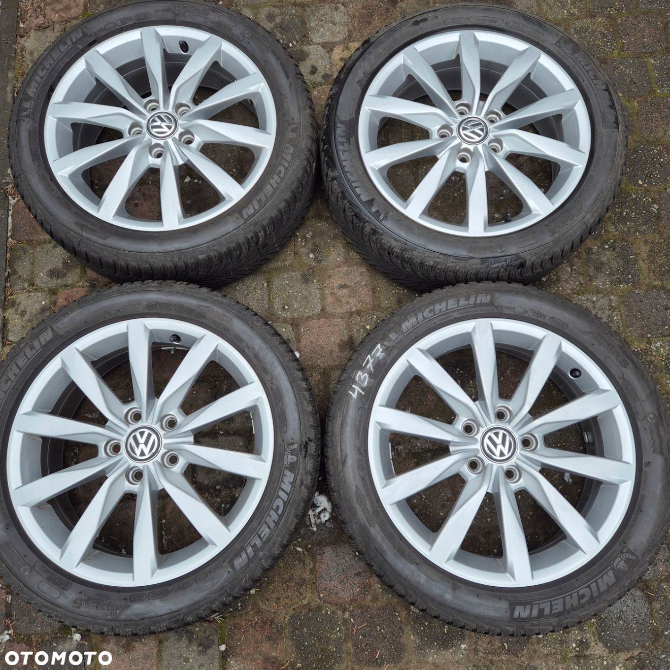 ZIMA KOŁA 17 VW GOLF GTI CADDY TOURAN PASSAT LEON R-LINE DIJON 205/50 R17 - 1