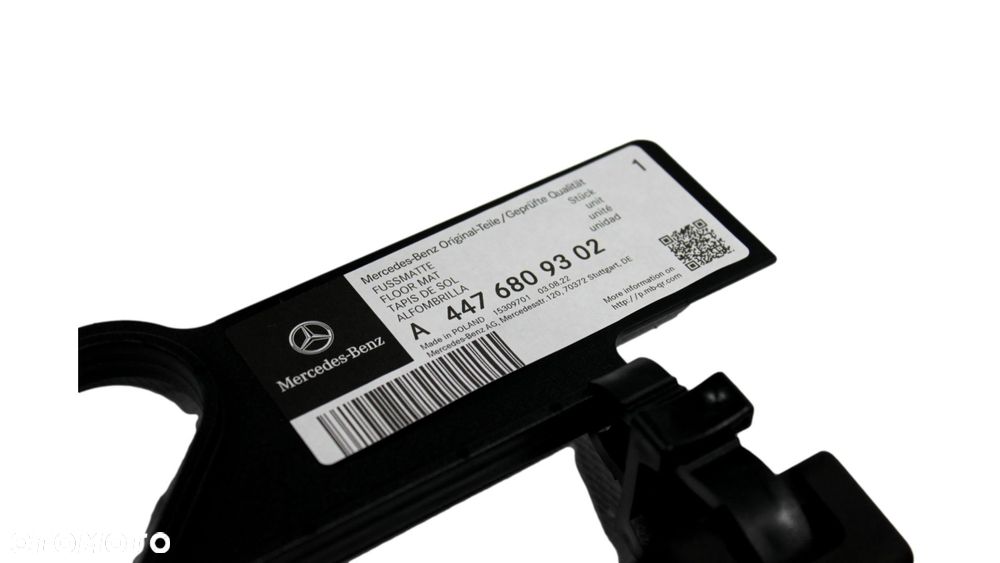 MERCEDES W447 VITO V-Klasa EQV Dywanik gumowy OE - 5