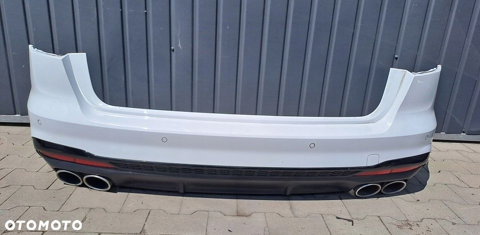 audi s4 b9 8w lift zderzak tył kpl pdc wydechy kompletny avant kombi ls9r - 1