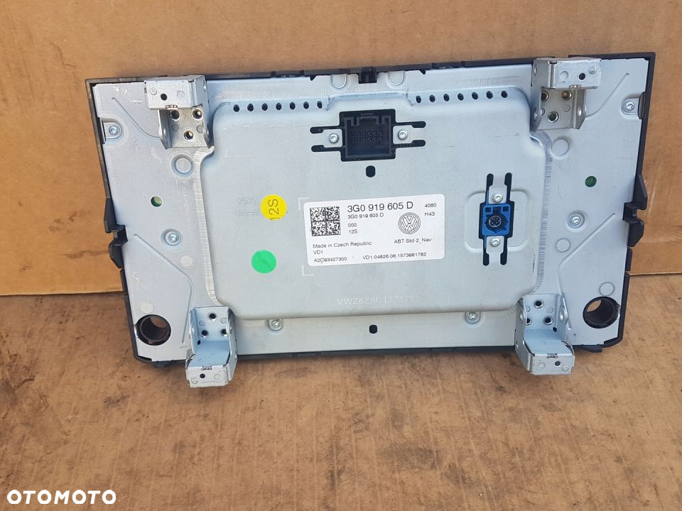 VW PASSAT B8 GOLF 7 VII TIGUAN 3G0919605D MONITOR - 4