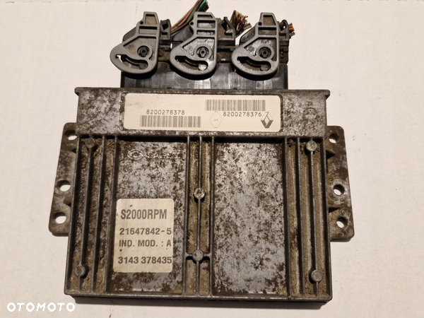 KOMPUTER STEROWIK SILNIKA RENAULT LAGUNA 2 II 1.8 16V 8200278376 8200278378