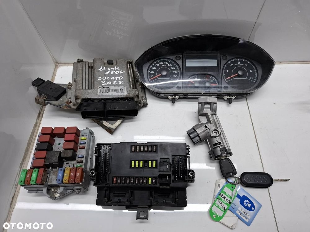 ZESTAW STARTOWY FIAT DUCATO 3,0 EURO 5 BOXER JUMPER KOMPUTER STACYJKA LICZNIK STEROWNIK - 3