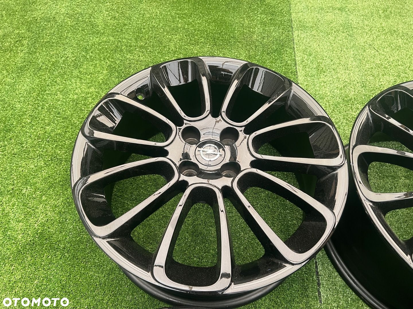 KOMPLET FELG FELGI ALU OPEL CORSA ADAM 17 4X100 ET44 ORYGINALNE IDEALNE - 7