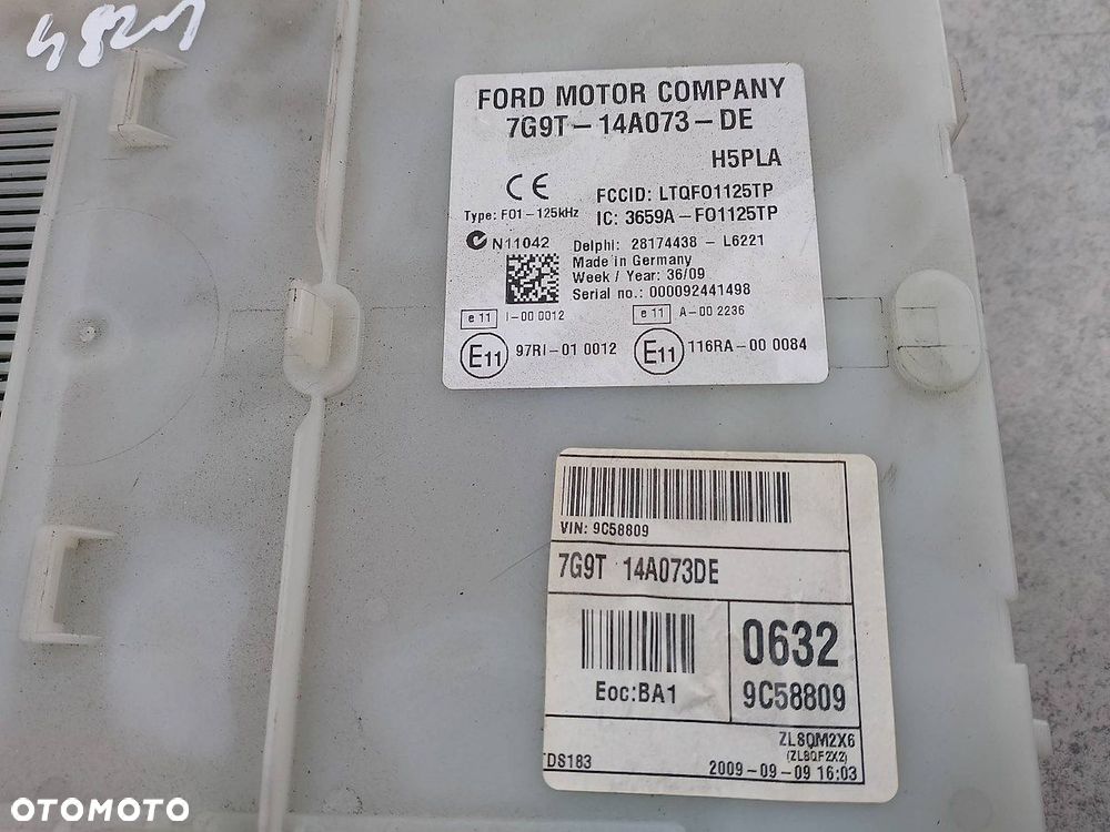 MODUŁ BSI FORD MONDEO MK4 7G9T-14A073-DE 2.0 TDCI - 4
