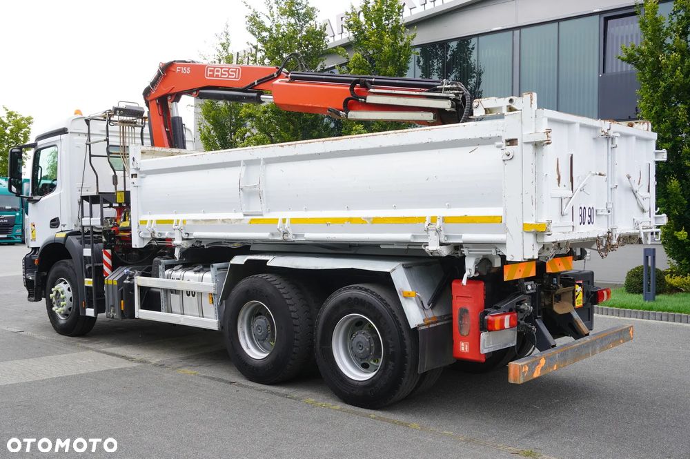 Mercedes-Benz Arocs 2636 / 6x4 / HDS Fassi / Wywrotka 3 str / Bortmatic - 13