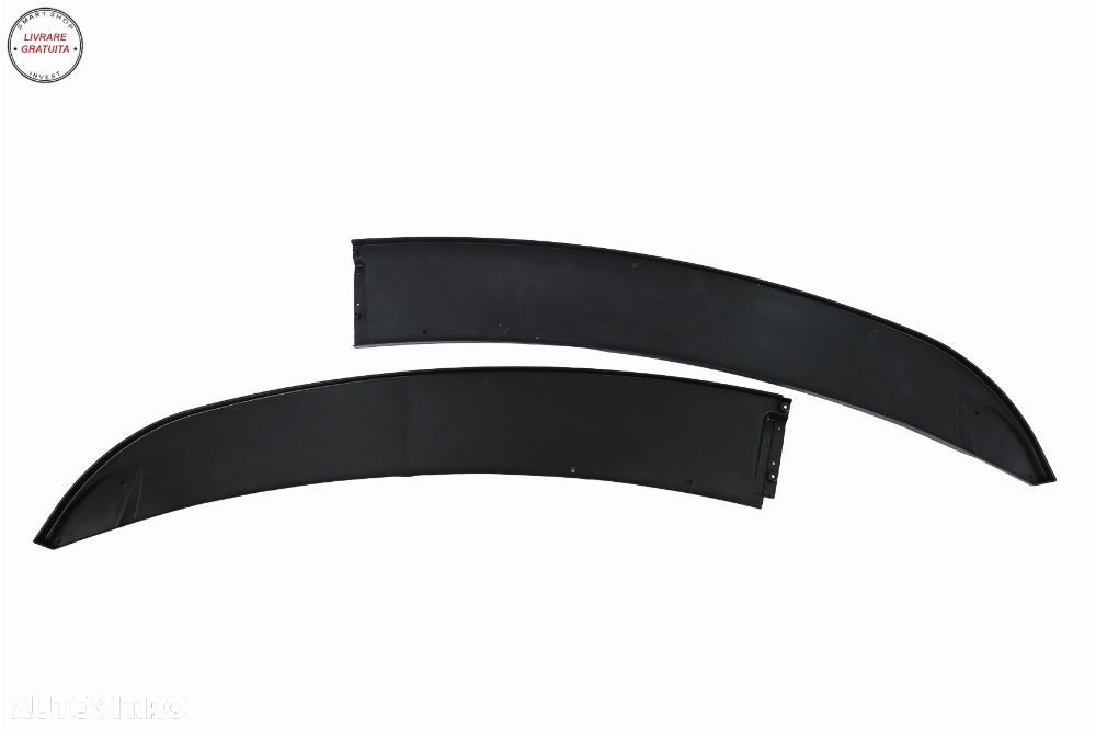 Prelungire Bara Fata BMW Seria 3 E90 E91 Sedan Touring LCI (2008-2011) Negru Lucio- livrare gratuita - 6