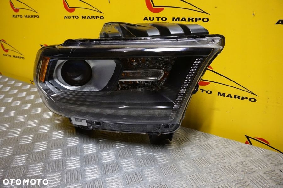 DODGE DURANGO 2014- REFLEKTOR LAMPA PRAWA CIEMNA ZWYKŁA Z LED USA - 4