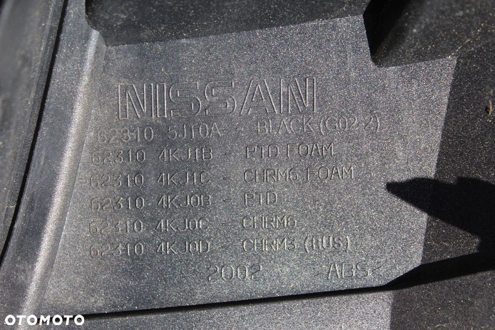 nissan navara np300 grill atrapa 623105jt0a - 6