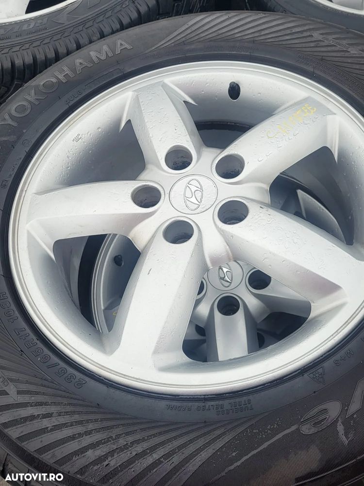 Jante aliaj cu anvelope Santa Fe 235/65R 17 5 prezoane - 2