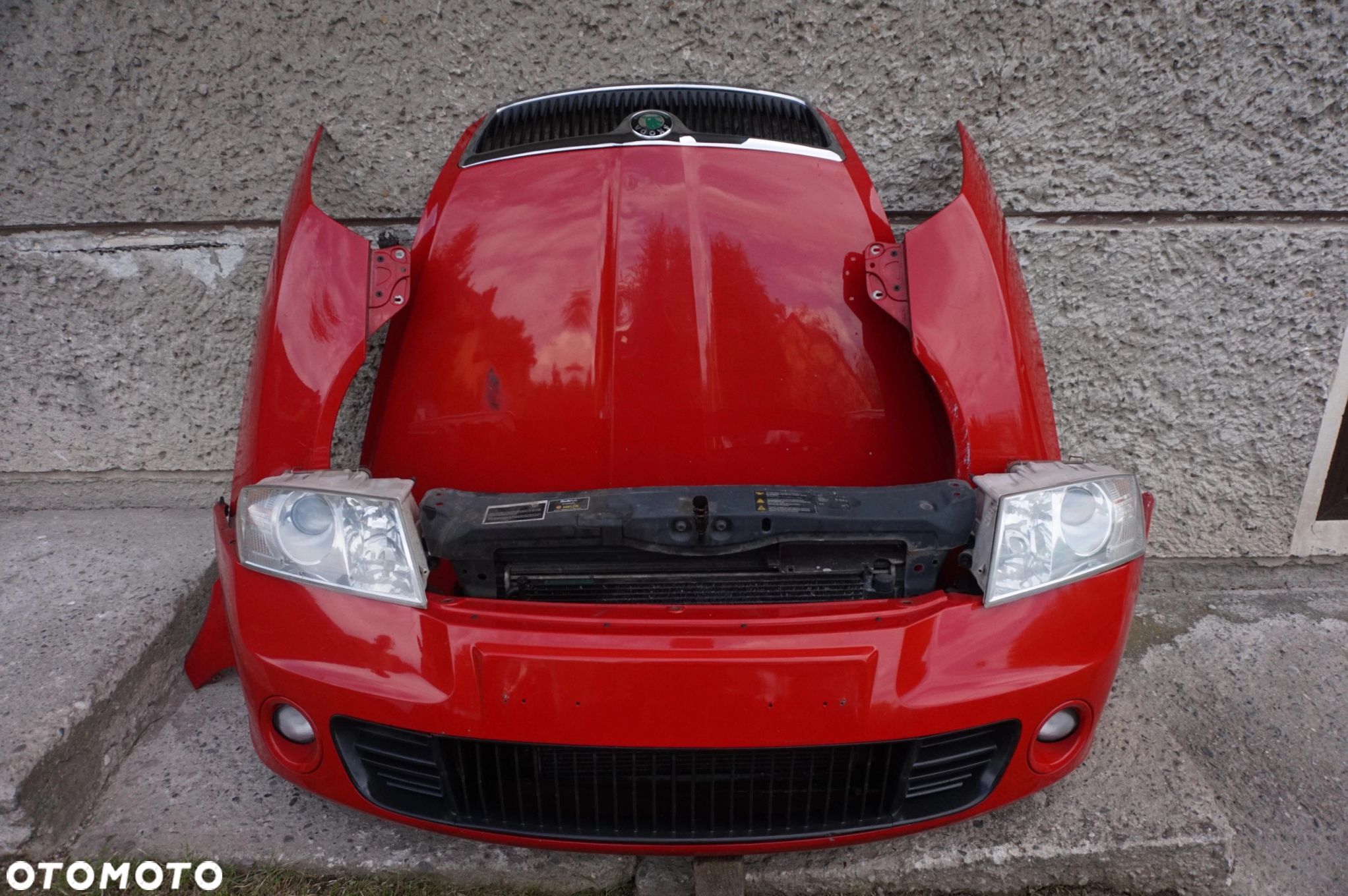 ZDERZAK MASKA BŁOTNIK KOMPLETNY PRZÓD OCTAVIA II VRS 04/08r - 1