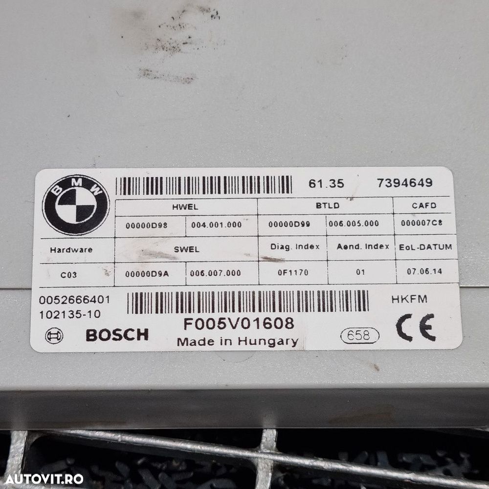 Modul BMW X3 F25 Facelift 2014 - 2017 (1501) 7394649 - 5