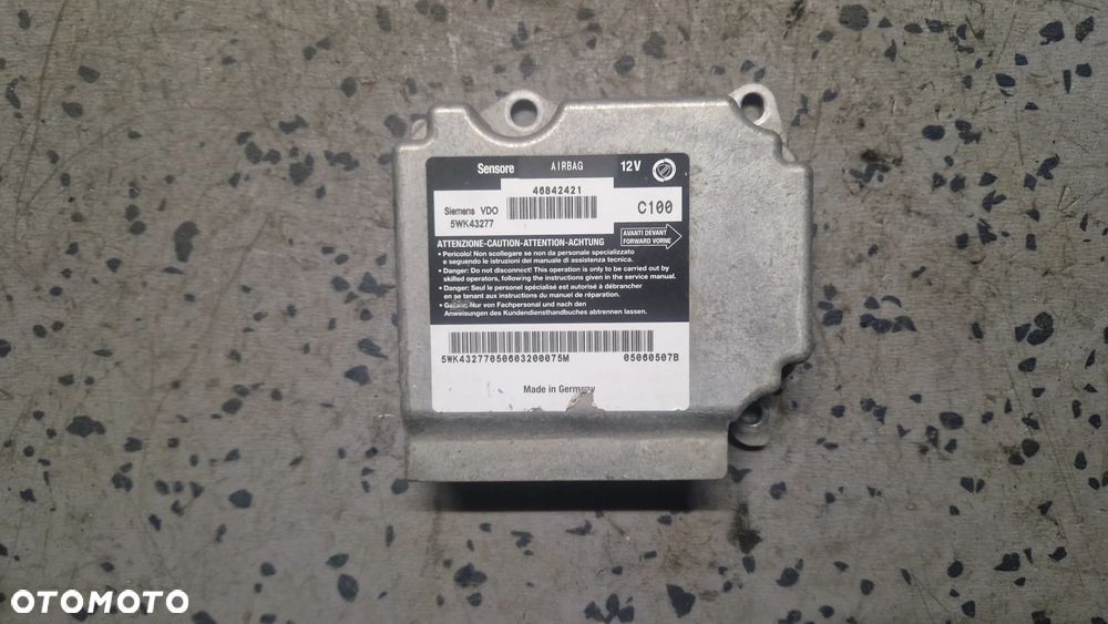 ALFA ROMEO 147 MODUŁ PODUSZEK POWIETRZNYCH 46842421 - 1