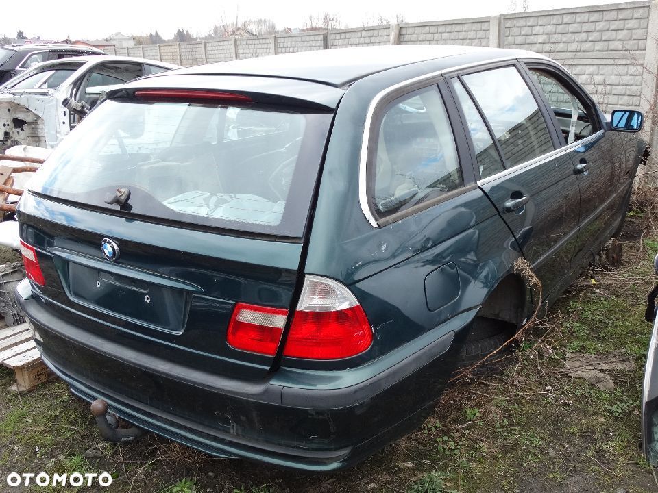 BMW E46 Kombi Touring Drzwi Prawy Przód Prawy Tył Zielone Farngruen Metallic 386 386/6 - 2