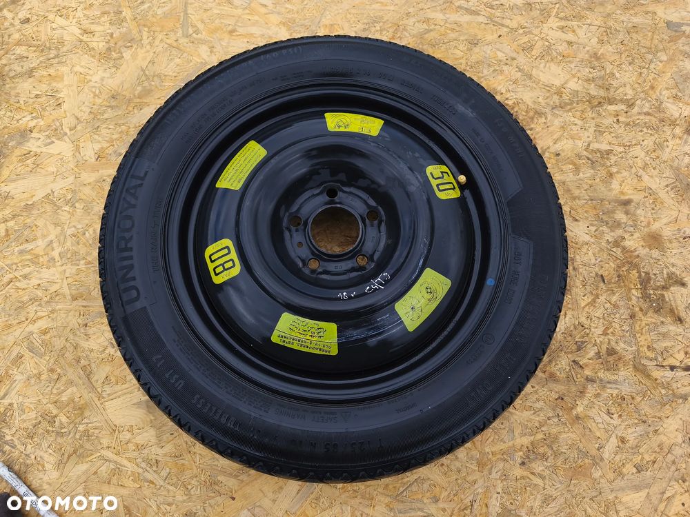 KOŁO DOJAZDOWE ZAPASOWE 5X108 PEUGEOT CITREON OPEL TOYOTA - 1