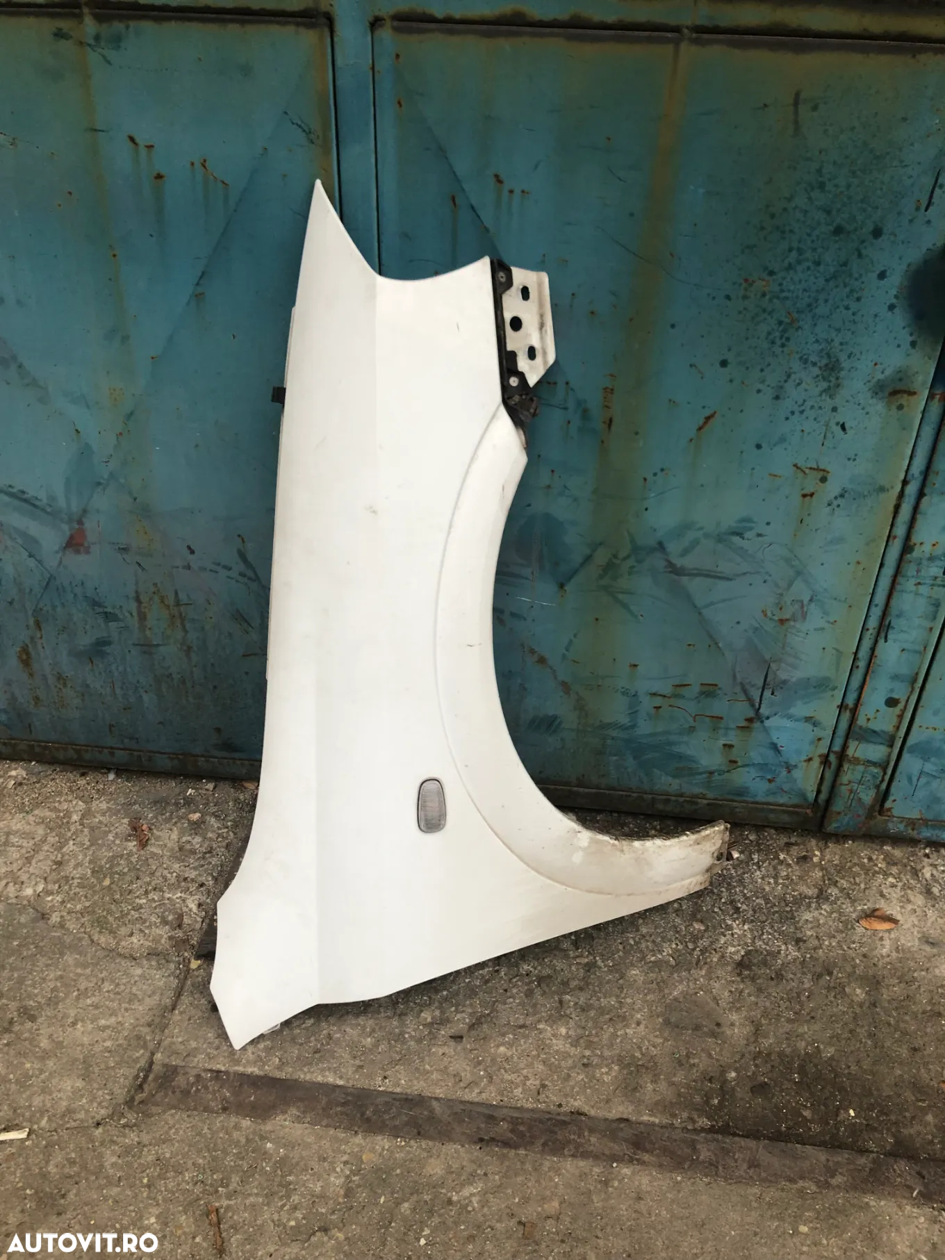 Aripa stanga/Aripa dreapta fata Opel Astra G alb - 2