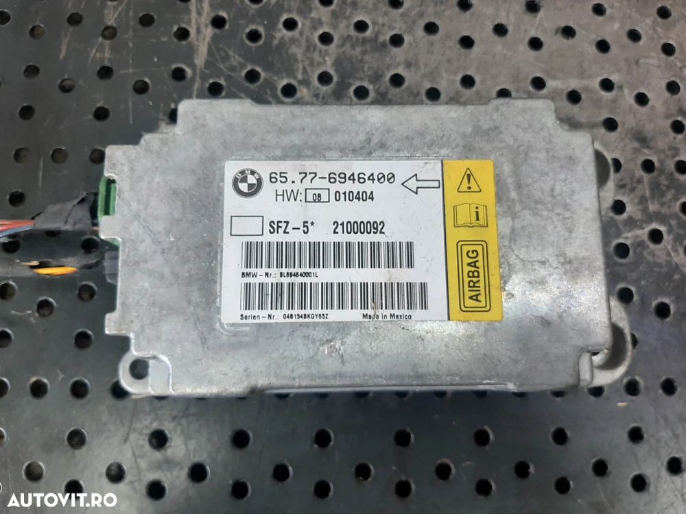 modul calculator airbag bmw seria 5 e60 e61  6577-6946400 - 1