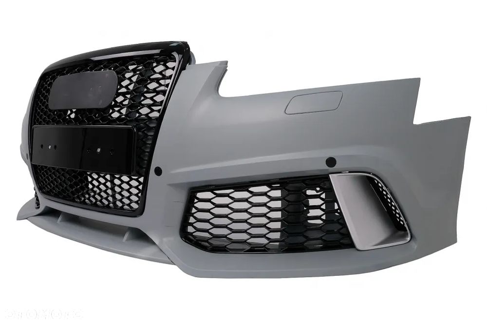 ZDERZAK PRZEDNI AUDI A6 C6 4F RS6  LOOK 2004-2010 PDC SRA - 4