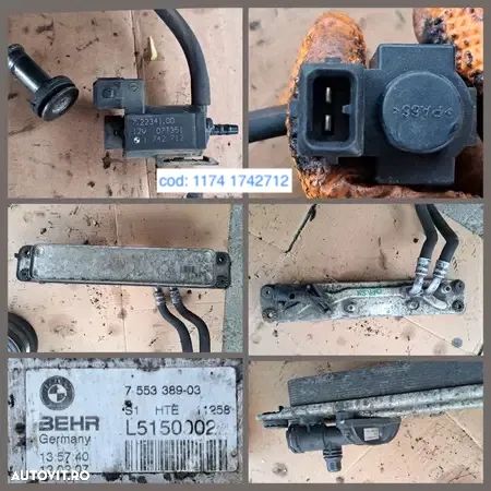 Anexe motor M57N2 X5 E70 3.0d X6 E71 Capac chiuloasa galerie admisie termoflot fulie vibrochen galerie evacuare rampa injectoare  electromotor turbina EGR pompa vacuum instalatie electrica bmw 235cp 286cp - 4