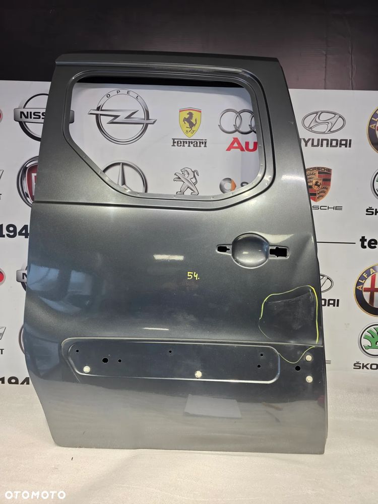 PEUGEOT PARTNER 3 III / CITROEN BERLINGO 08-15 PRAWE DRZWI TYLNE TYLNIE TYŁ PRZESUWNE , NR AUKCJI KL45 - 1