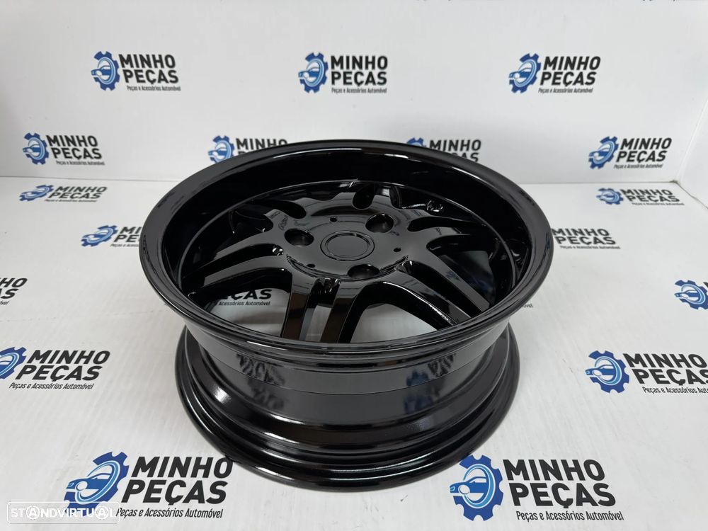 Jantes Look Smart Brabus em 15 (3x112) Preto Brilho - 7