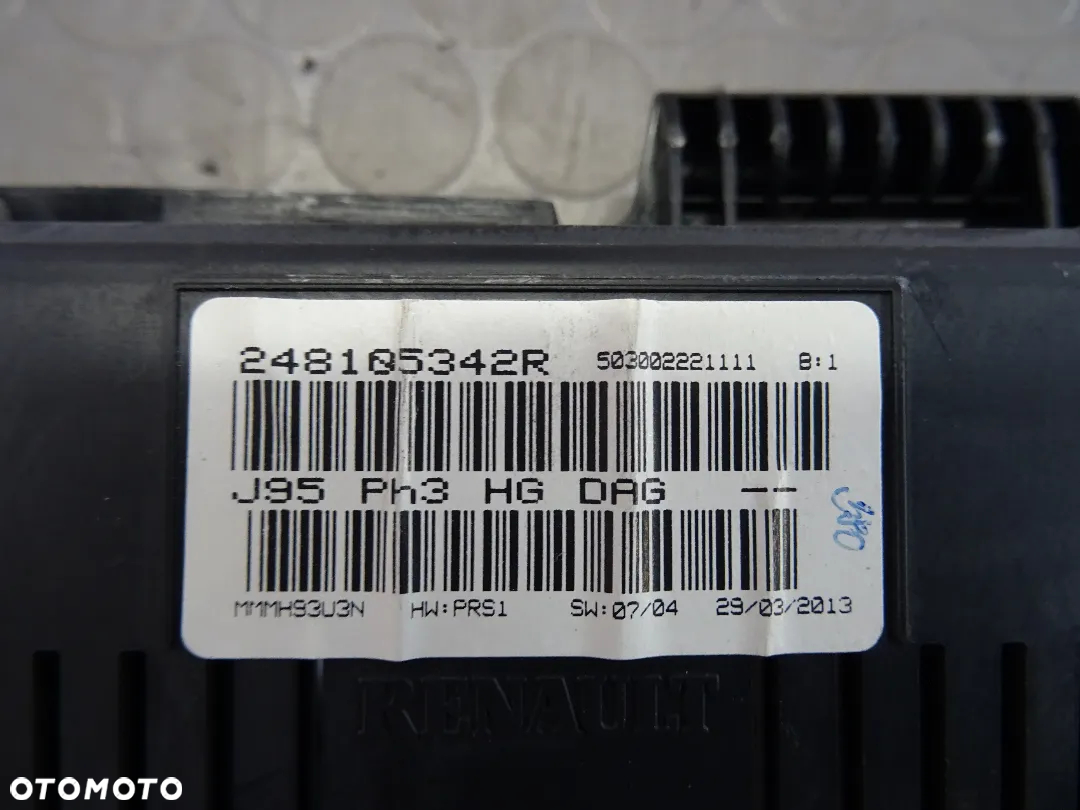248105342R ekran wyswietlacz renault Grand Scenic III czesci - 3