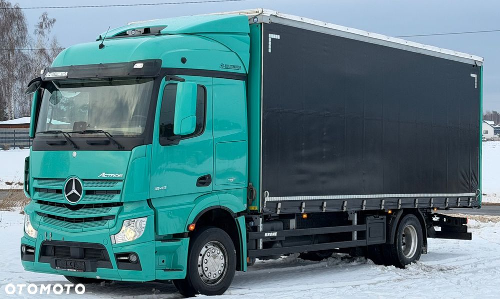 Mercedes-Benz ACTROS 1845 / FIRANKA / 18 EUROPALET / ALUSY / 8 000 KG ŁADOWNOŚCI / 2018 ROK / SPROWADZONY / AUTOMAT / SYPIALKA / EURO 6 - 2