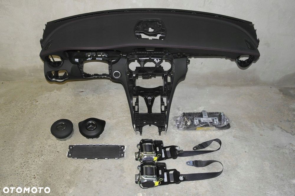 mercedes w205 airbag pasy deska konsola kokpit pulpit pÓŁka amg