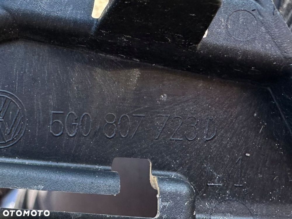 ślizg mocowanie zderzaka lewy przód vw golf vii 5g0807723d - 5