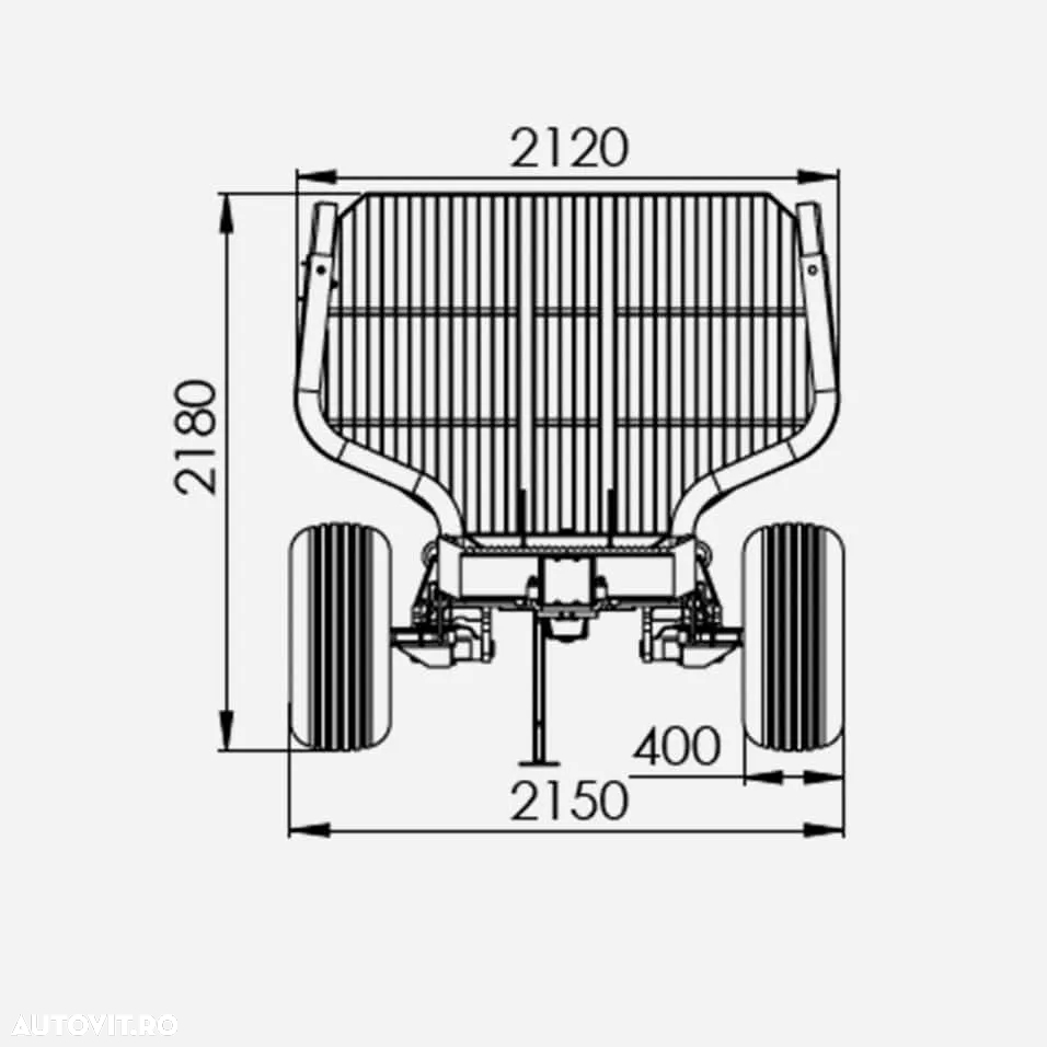 Alta Remorca forestiera Palms P 9S + braț de încărcare Palms 3.67 - 3