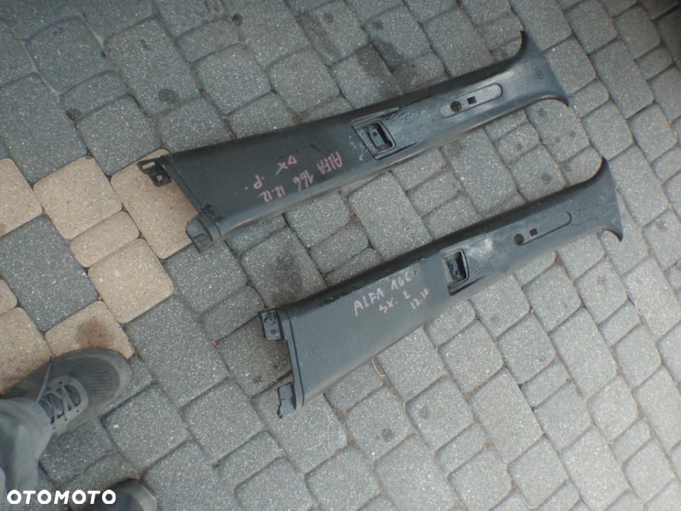 listwa progowa nakładka osłona słupka bagażnika podszybie alfa romeo 147 156 - 7