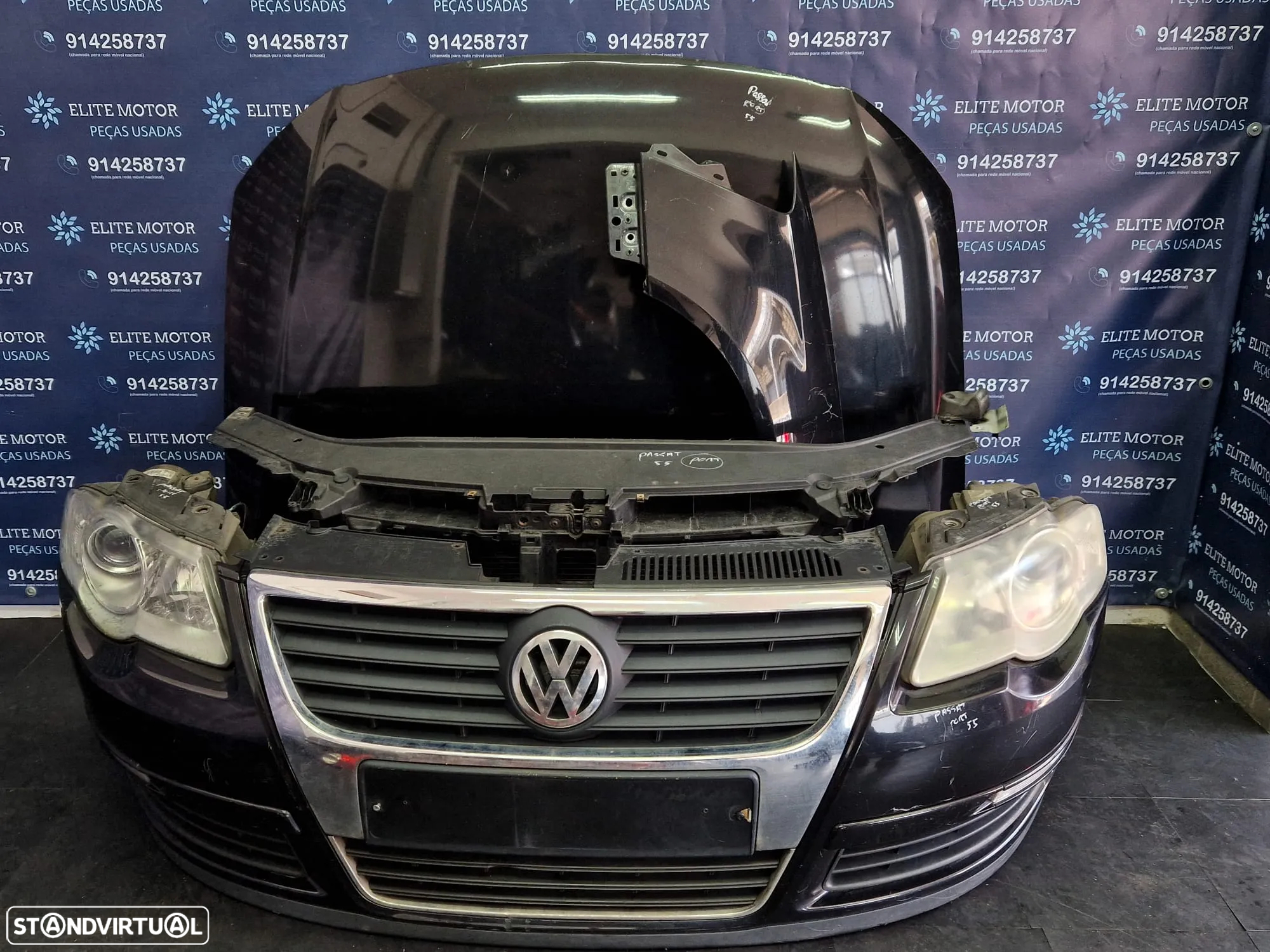 Frente completa usada VW PASSAT B6 2.0 TDI capot parachoques oticas guardalamas - 3
