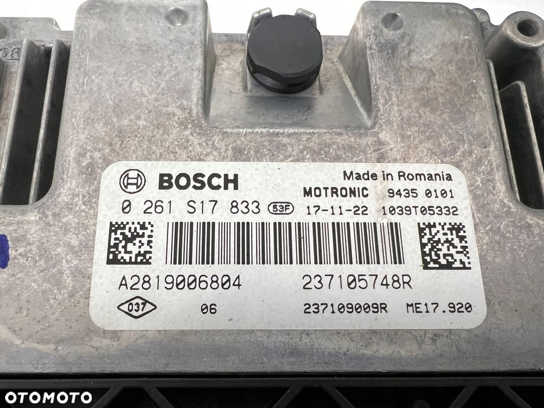 Twingo III 1.0 SCe zestaw startowy 237105748R 237109009R - 2