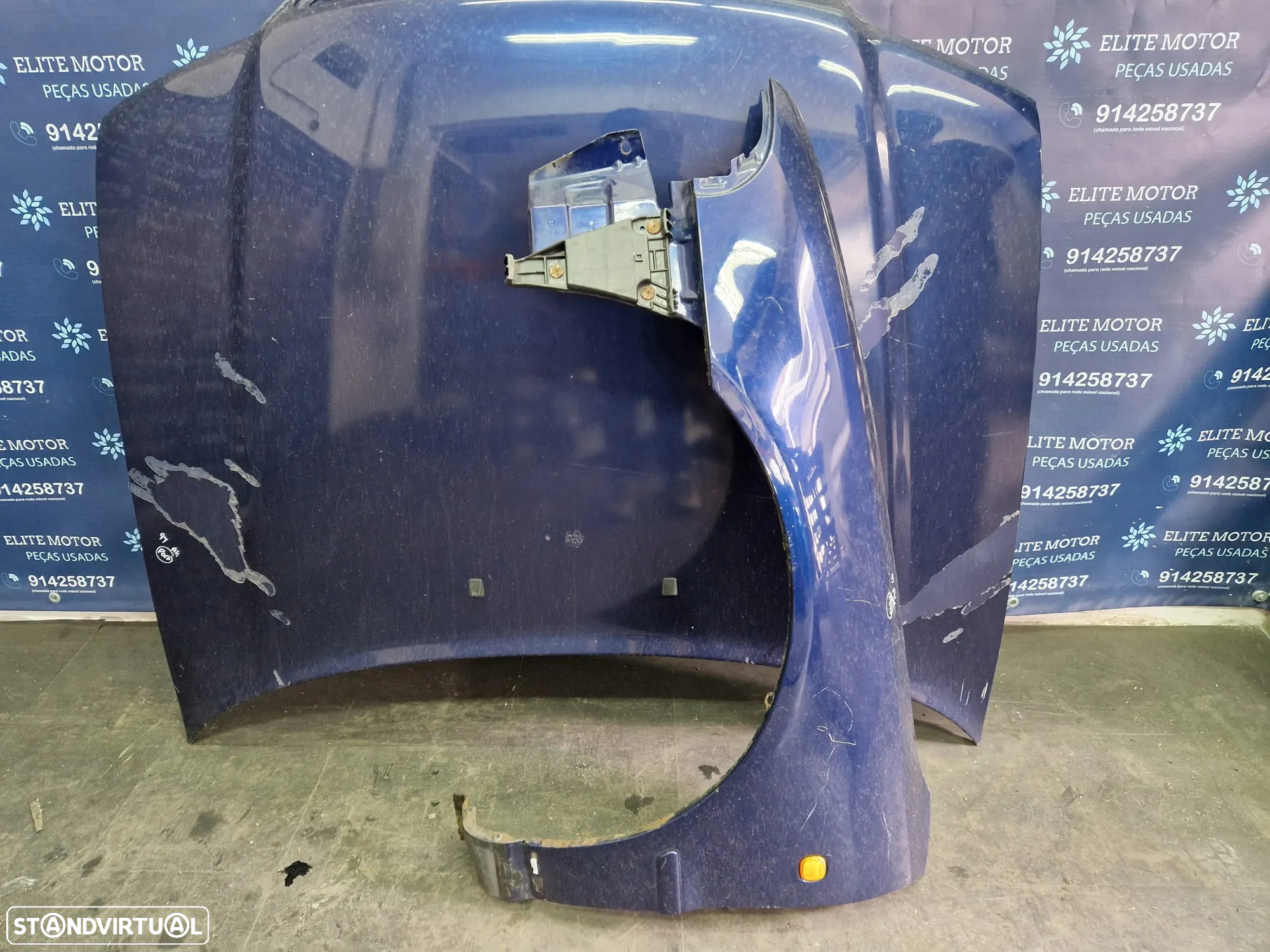 Frente completa usada AUDI A4 B5 1.9 TDI capot parachoques guardalamas oticas radiadores - 8
