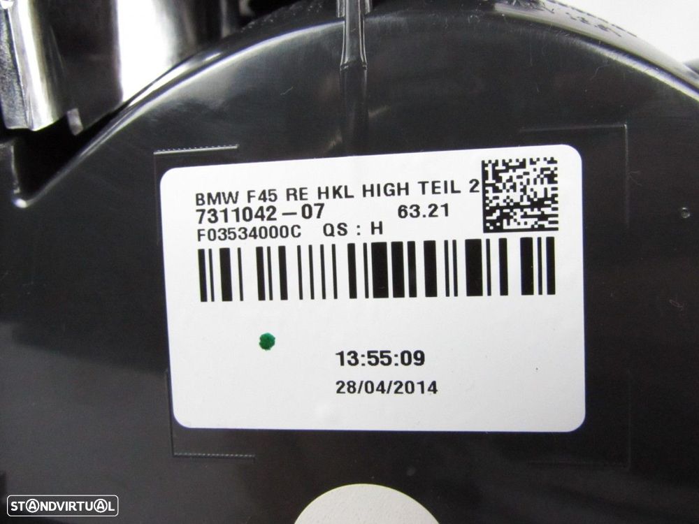 Farolim da mala LED Direito/Trás Seminovo/ Original BMW 2 Active Tourer (F45) 63... - 4