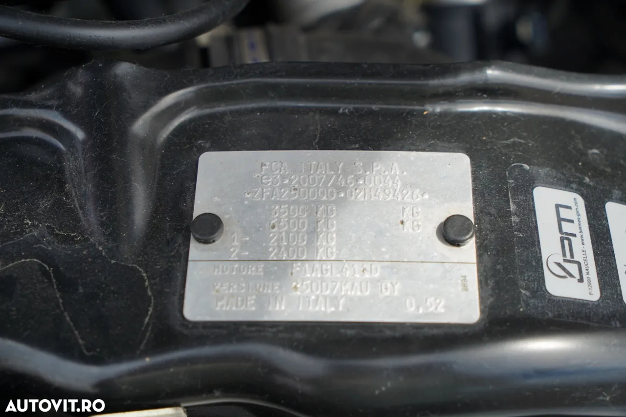 Fiat DUCATO / 2.3D / CAMION BASCULANTE ALUMINIU 3.2M / AER CONDIȚIONAT / KM 70.000 KM - 33