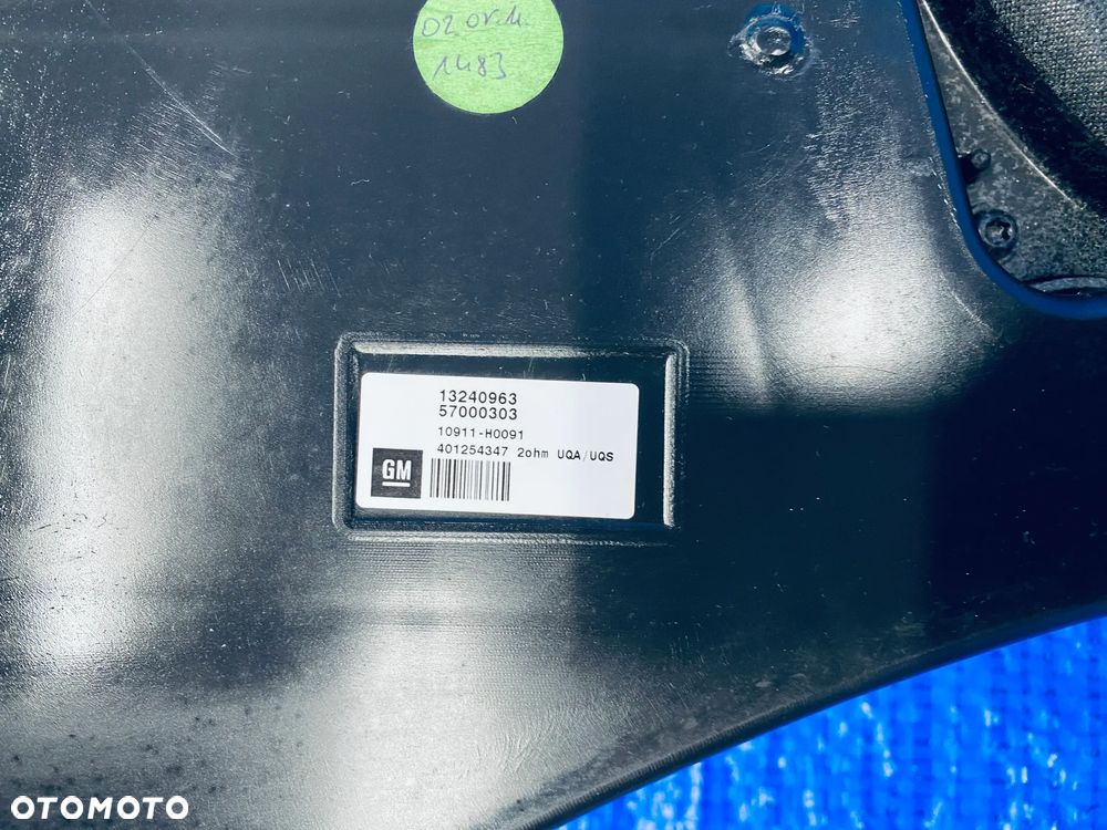 GŁOŚNIK NISKOTONOWY NAGŁOŚNIENIE SUBWOOFER TUBA BAGAŻNIKA INFINITY OPEL INSIGNIA A 2008- ; 13240963 ORYGINAŁ - 6
