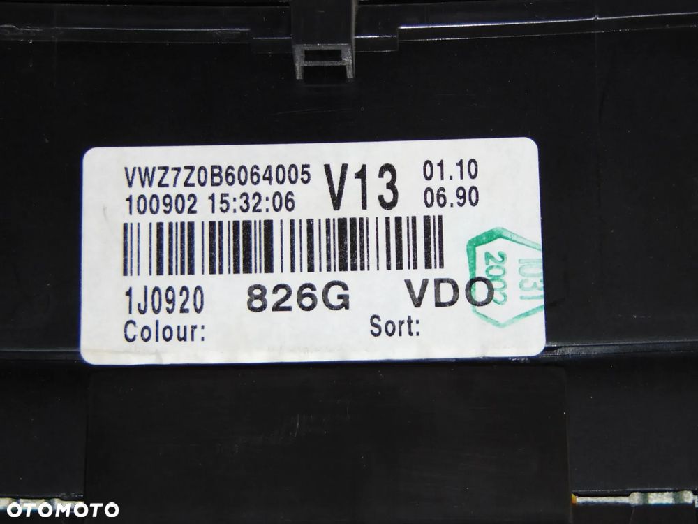 Licznik zegary 1/2 FIS VW Volkswagen Golf 4 IV 1.6 - 2