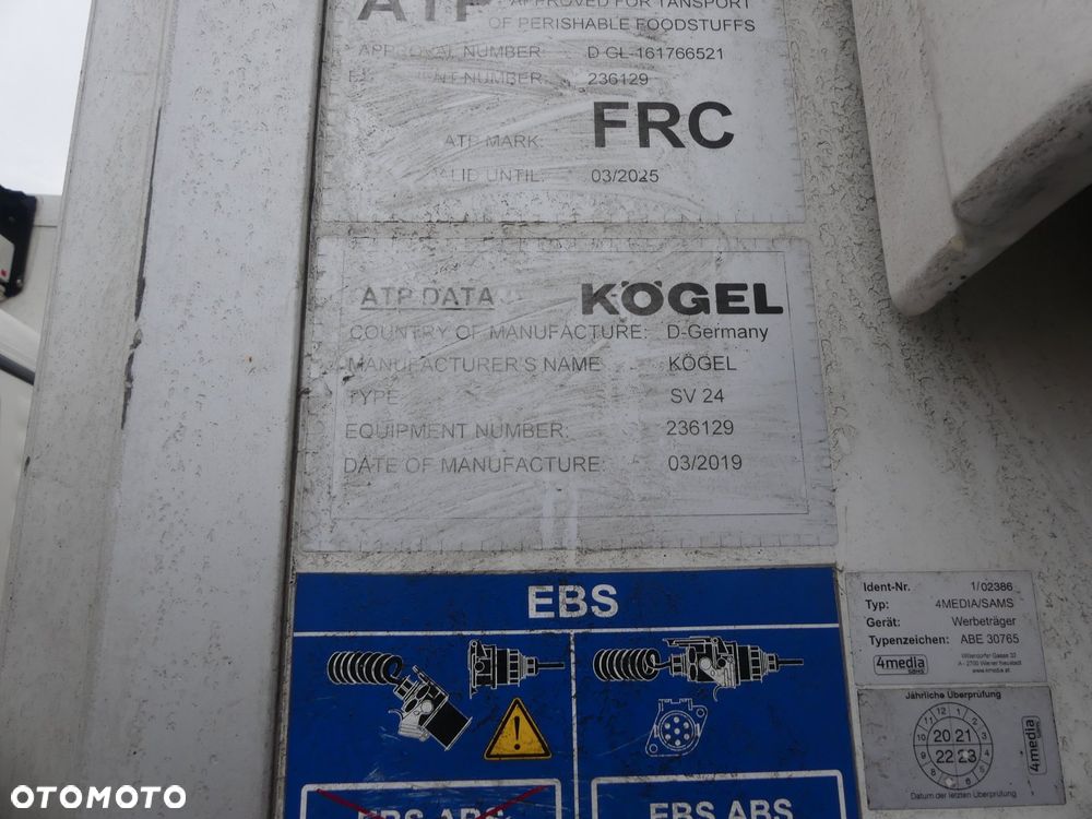 Kögel SV24 S24-4 CHŁODNIA - 3