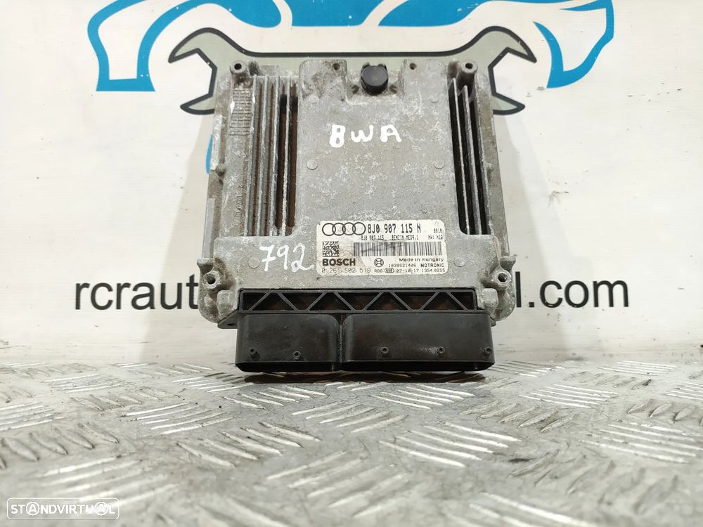 CENTRALINA ECU MOTOR BOSCH AUDI TT 8J3 2.0 TFSI 16V 200CV BWA 8J0907115N 0261S02519 - 5