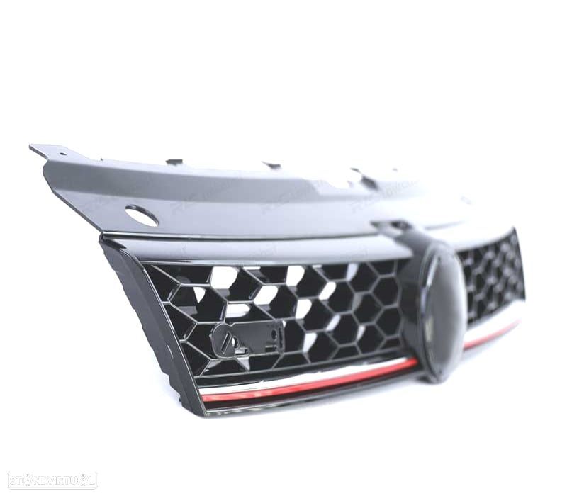 GRELHA FRONTAL VOLKSWAGEN VW POLO 3/5 09-17 LOOK GTI - 4