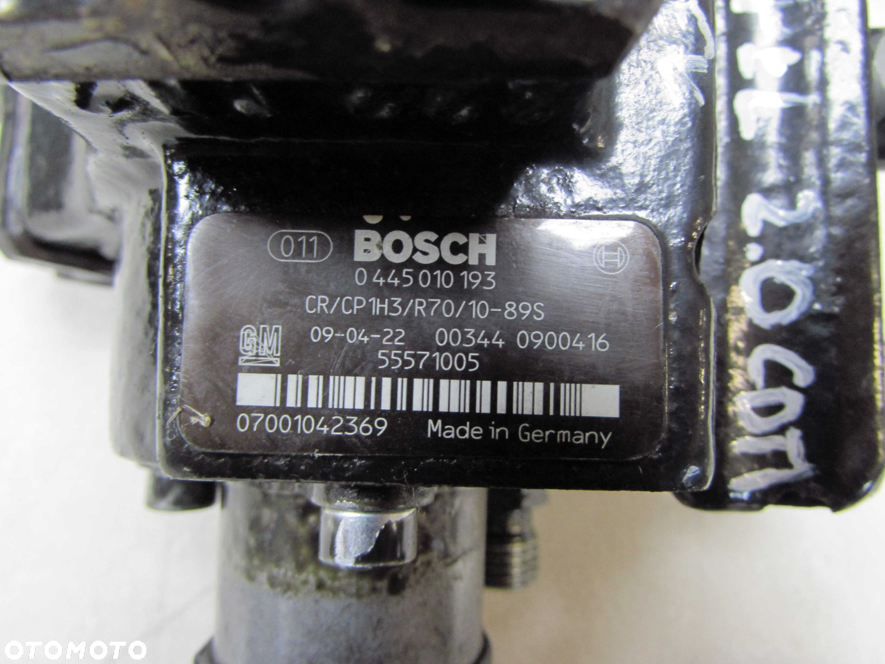 OPEL ASTRA J INSIGNIA 2.0 CDTI POMPA WTRYSKOWA PALIWA 0445010193 55571005 - 7