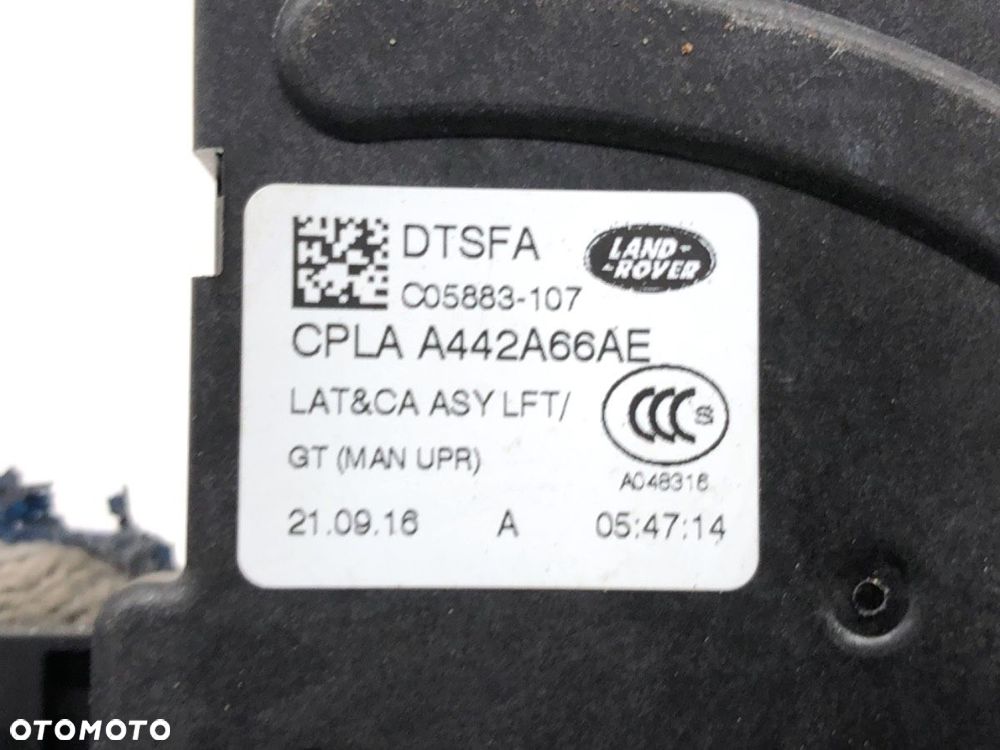 ZAMEK KLAPY TYŁ  JAGUAR F-PACE (X761) 2015 - 2022 2.0 TD4 AWD 132 kW [180 KM] olej napędowy 2015 - - 4