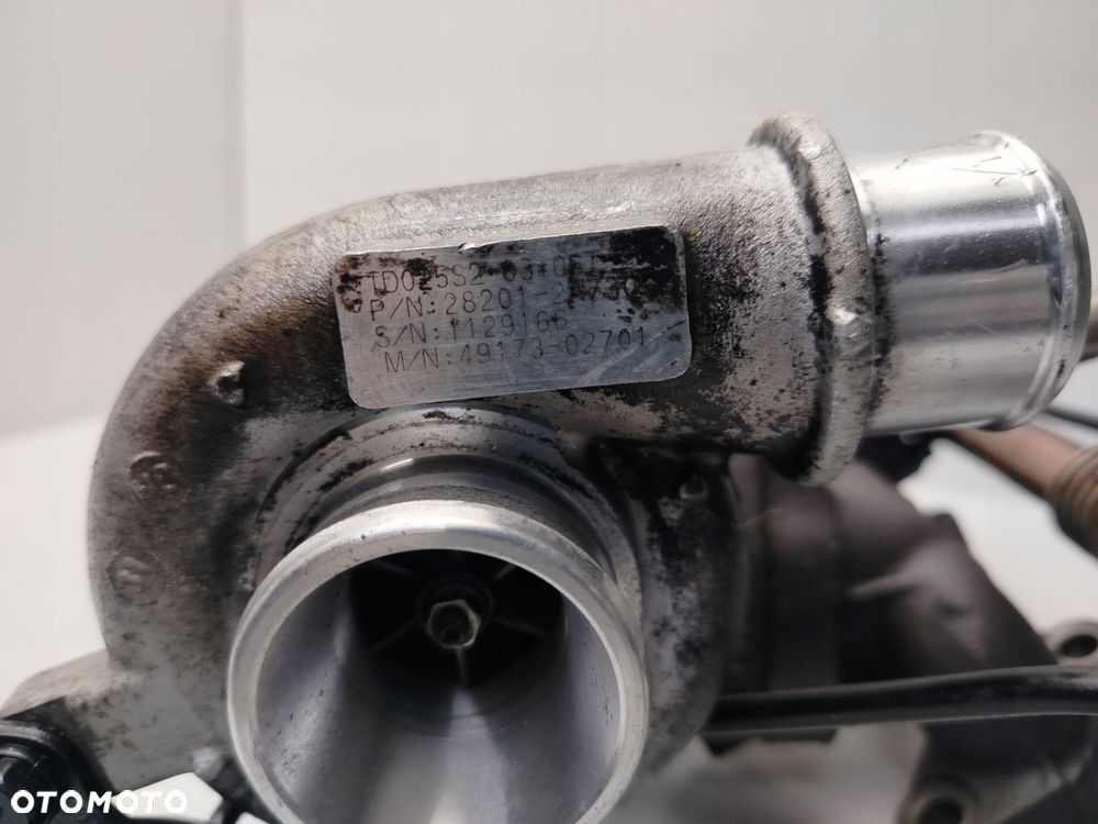 hyundai i20 i 1.4 crdi turbo turbina turbosprężarka 28201-2a730 - 6