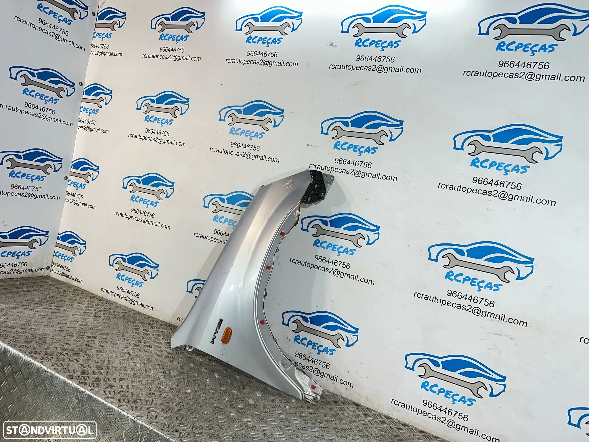 .Conjunto Guardalamas Frente Frontal Esquerdo Direito Honda CRV MK2 RD4 RD5 RD6 RD7 RD8 RD9 2001 - 2006 - 12