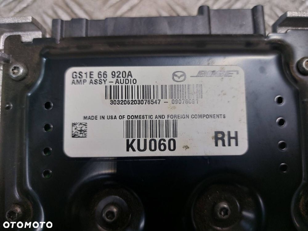 WZMACNIACZ AUDIO BOSE MAZDA 6 II GS1E66920A - 3