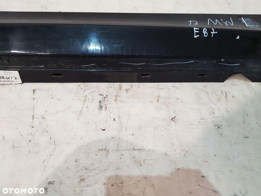 LISTWA PROGOWA LEWA BMW E87 LIF HB EU BLACKSAPHIRE - 7