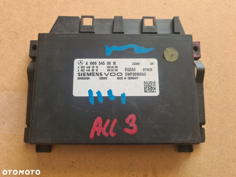 Mercedes-Benz Sprinter 906 STEROWNIK SKRZYNI A0005458616 - 1