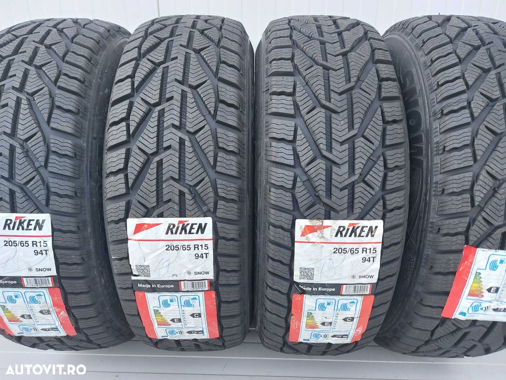 205/65 R15, 94T, RIKEN (by Michelin), Anvelope de iarna M+S - 1