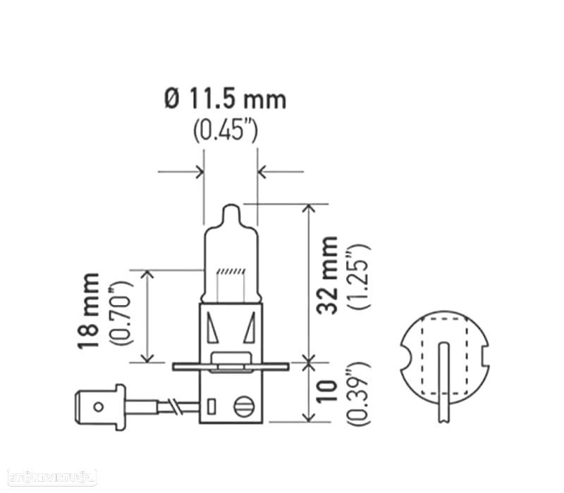 LÂMPADA H3 12V 55W - 2