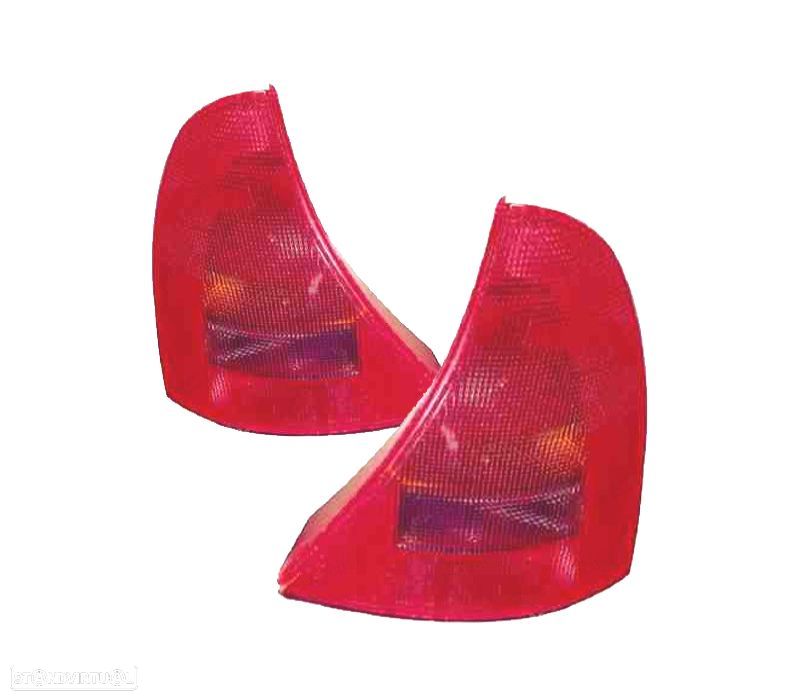 FAROLINS RENAULT CLIO II 98-01 VERMELHO - 1